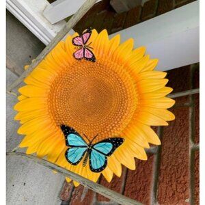 Garden Décor - Sunflower Stepping Stone - Decorative Stone for Garden